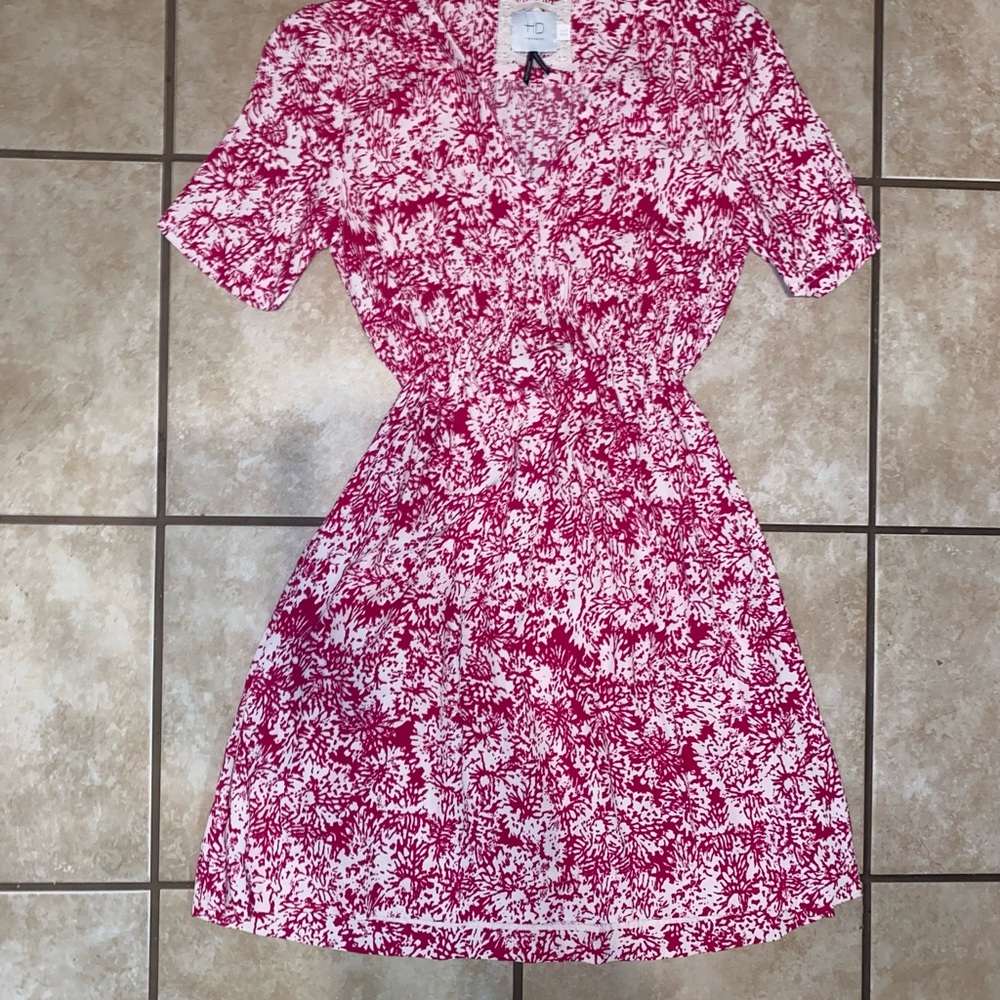 ANTHROPOLOGIE HD IN PARIS DRESS ARCHIPELAGO FLARE PRINT SHEATH